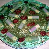 Torcik smietankowo-wiśniowy mamy