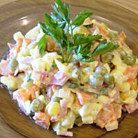 Sałatka  na kolację wg Różyczki