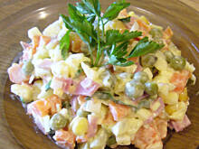 Fot. niebieska-różyczka, Sałatka  na kolację wg Różyczki