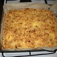 Zwarjowane drożdżowe z mascarpone i jabłkiem