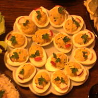 Jaja faszerowane pieczarkami