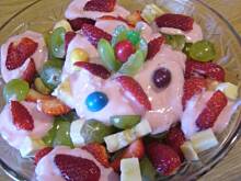 Fot. niebieska-różyczka, Sałatka owocowa dla dzieci i nie tylko wg Różyczki