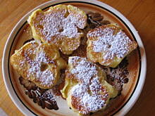 Fot. arabis, Jabłka w cieście kukurydzianym