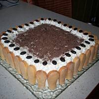 Kawowy mieszaniec z biszkoptami