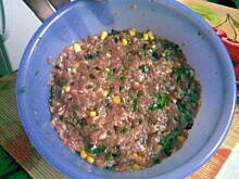 Fot. iwaa84, Mini kotleciki z ryżem i sosem pomidorowym