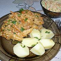 filet z kurczaka sojowo-śmietankowy