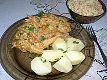 Fot. Mońcia, filet z kurczaka sojowo-śmietankowy