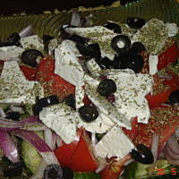 prawdziwa grecka sałatka