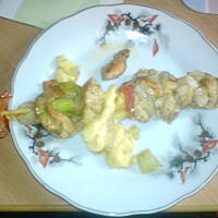 Szaszłyki z drobiem