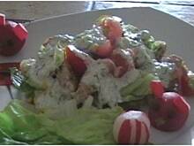 Fot. kuleczka, Salatka z kurczakiem - wysmienita na kolacje