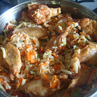 Szybkie danie obiadowe z ryzem