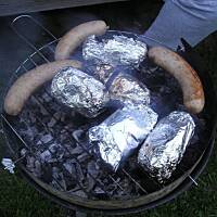 Grillowane ziemniaki z boczkiem