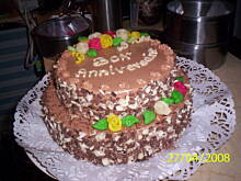 Fot. patysiapysia, torcik piętrowy czekoladowy