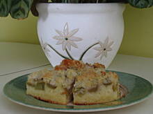 Fot. margaret, Ciasto z rabarbarem i kruszonką