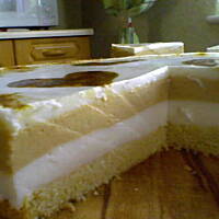 Tort latte - macchiato z jogurtem