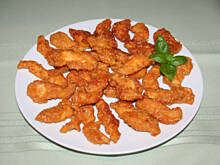 Fot. beataoh, Kurczak w cieście piwnym z sezamem