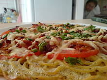 Fot. nutella, Pizza makaronowa szybka łatwa i przepyszna