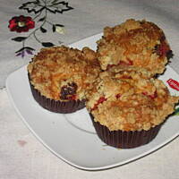 Muffiny z truskawkami