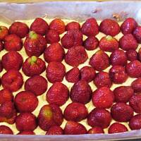 Ciasto z truskawkami szybkie i smaczne Różyczki