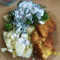 Brokuły w sosie jogurtowo-majonezowym