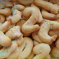 Kruche ciasteczka-literki