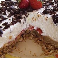 Ciasto toffi z truskawkami