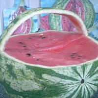 Owocowy kosz obfitosci - z arbuza