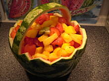 Fot. Glumanda, Owocowy kosz obfitosci - z arbuza