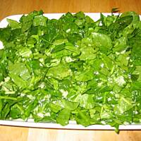 Sałatka ze szpinakiem