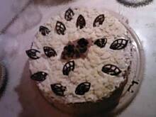 Fot. Aga-kuchareczka, Tort czekoladowo-chałwowy z bezami SUPER