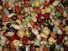 Fot. luckystar, Salatka z mieszanej fasolki