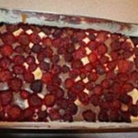 Truskawkowa biedroneczka-ciasto z truskawkami