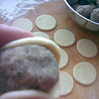 Pierogi z soczewicą i mięsem