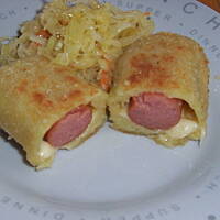 Parówki w koszulkach