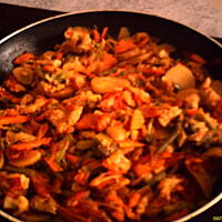 Indyk po Indyjsku Madras z warzywami bez ryzu