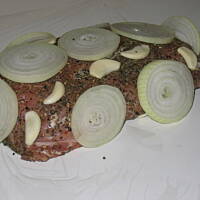 Soczysty   przedwojenny  schab