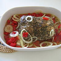 Soczysty   przedwojenny  schab