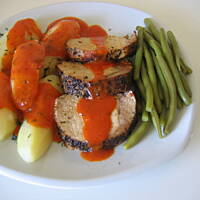 Soczysty   przedwojenny  schab