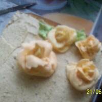 Krem do dekoracji   róże kremowe i nie tylko