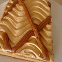 Ciasto kakaowe z kremem toffi