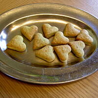 Ciastka serowe z bazylią