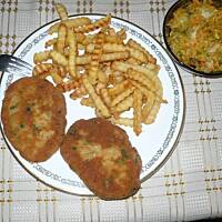 Kotlety rybne na zielono