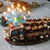 Tort - autko ciężarowe - mojego synka