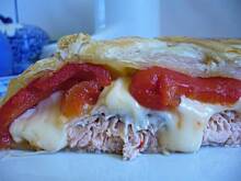 Fot. mysza, Łosoś w cieście francuskim