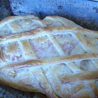 Łosoś w cieście francuskim