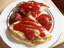 Fot. ola mg, Naleśniki truskawkowe