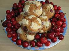 Fot. Patrycja0, Muffinki z czereśniami i białą czekoladą