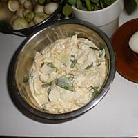 Rzodkiewka z portulaką sałatka lub pasta