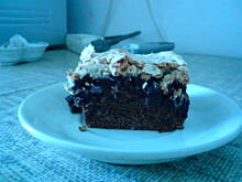 Fot. sylwia-d, Ciasto z jagodami i kokosem