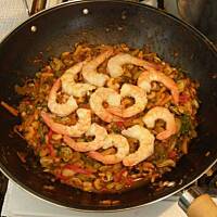 Caponata z owocami morza